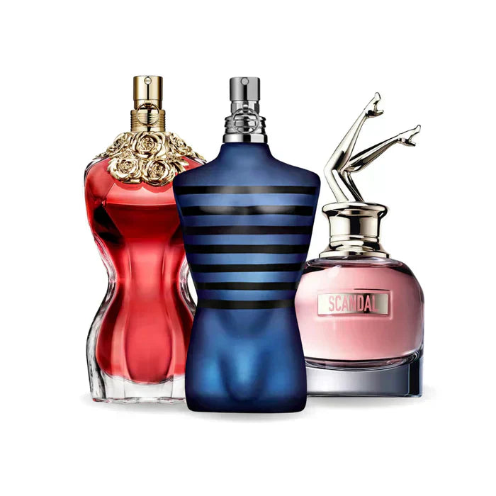 3-piece perfume set: LA BELLE, ULTRA MALE and Gaultier SCANDAL (100 ml)