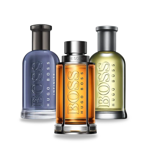 3-piece perfume set: BOSS THE SCENT, BOSS BOTTLED and BOSS BOTTLED INFINITE