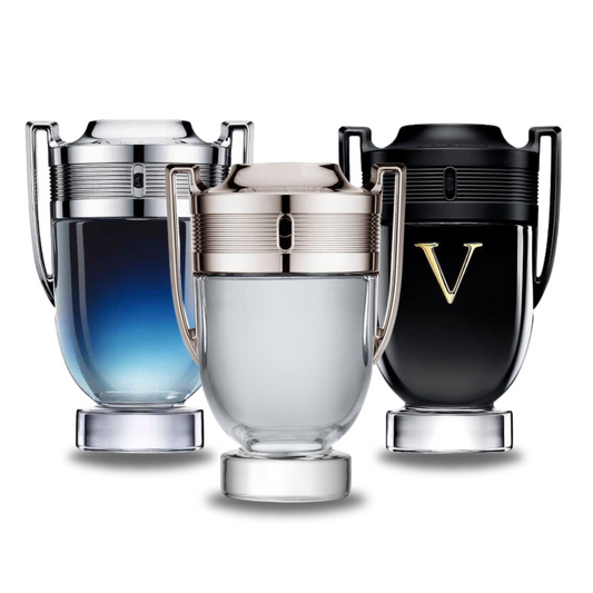 Set of 3 fragrances: Paco Rabanne INVICTUS LEGEND, Paco Rabanne INVICTUS and Paco Rabanne INVICTUS VICTORY (Eau de Parfum)